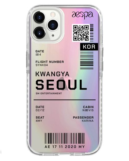 iPhone Rearguard Holo - Aespa Kwangya Ticket