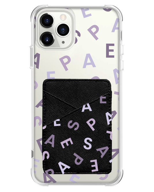 iPhone Phone Wallet Case - Aespa Monogram