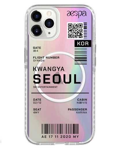 iPhone Rearguard Holo - Aespa Kwangya Ticket
