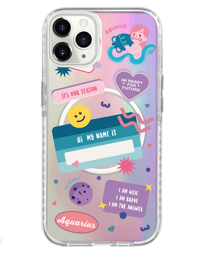 iPhone Rearguard Holo - Aquarius
