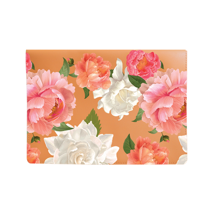Vegan Leather Sleeve - August Peony
