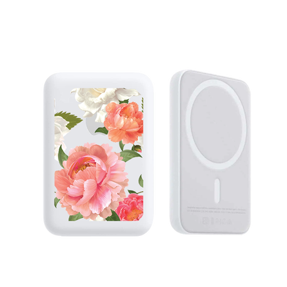 Magnetic Wireless Powerbank - August Peony