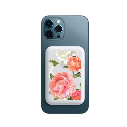 Magnetic Wireless Powerbank - August Peony