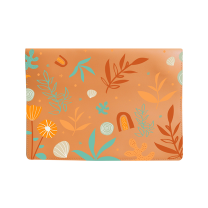 Vegan Leather Sleeve - Autumn Botanical