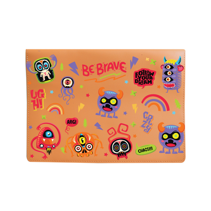 Vegan Leather Sleeve - Baby Monster