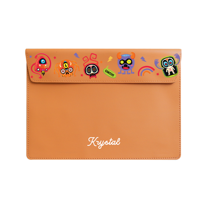Vegan Leather Sleeve - Baby Monster