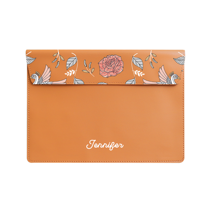 Vegan Leather Sleeve - Bird of Paradise 1.0