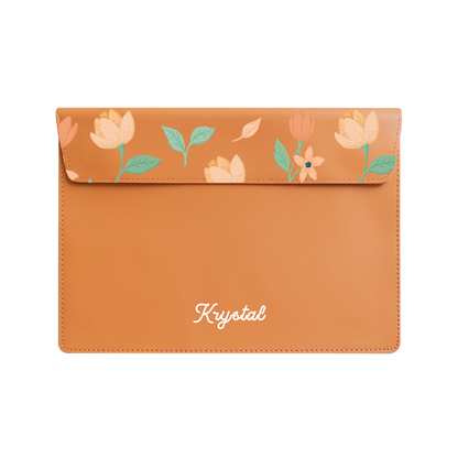 Vegan Leather Sleeve - Birth Flower 4.0