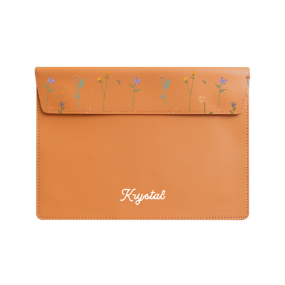 Vegan Leather Sleeve - Botanical Garden 2.0