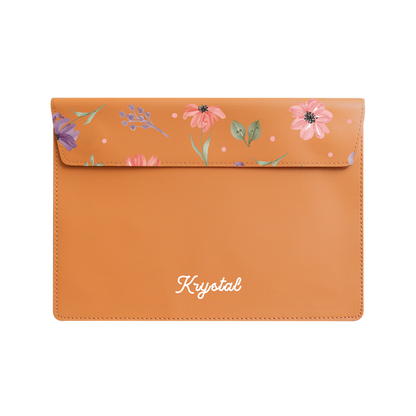 Vegan Leather Sleeve -Botanical Garden 3.0