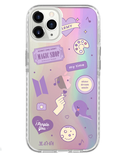 iPhone Rearguard Holo - BTS Sticker Pack
