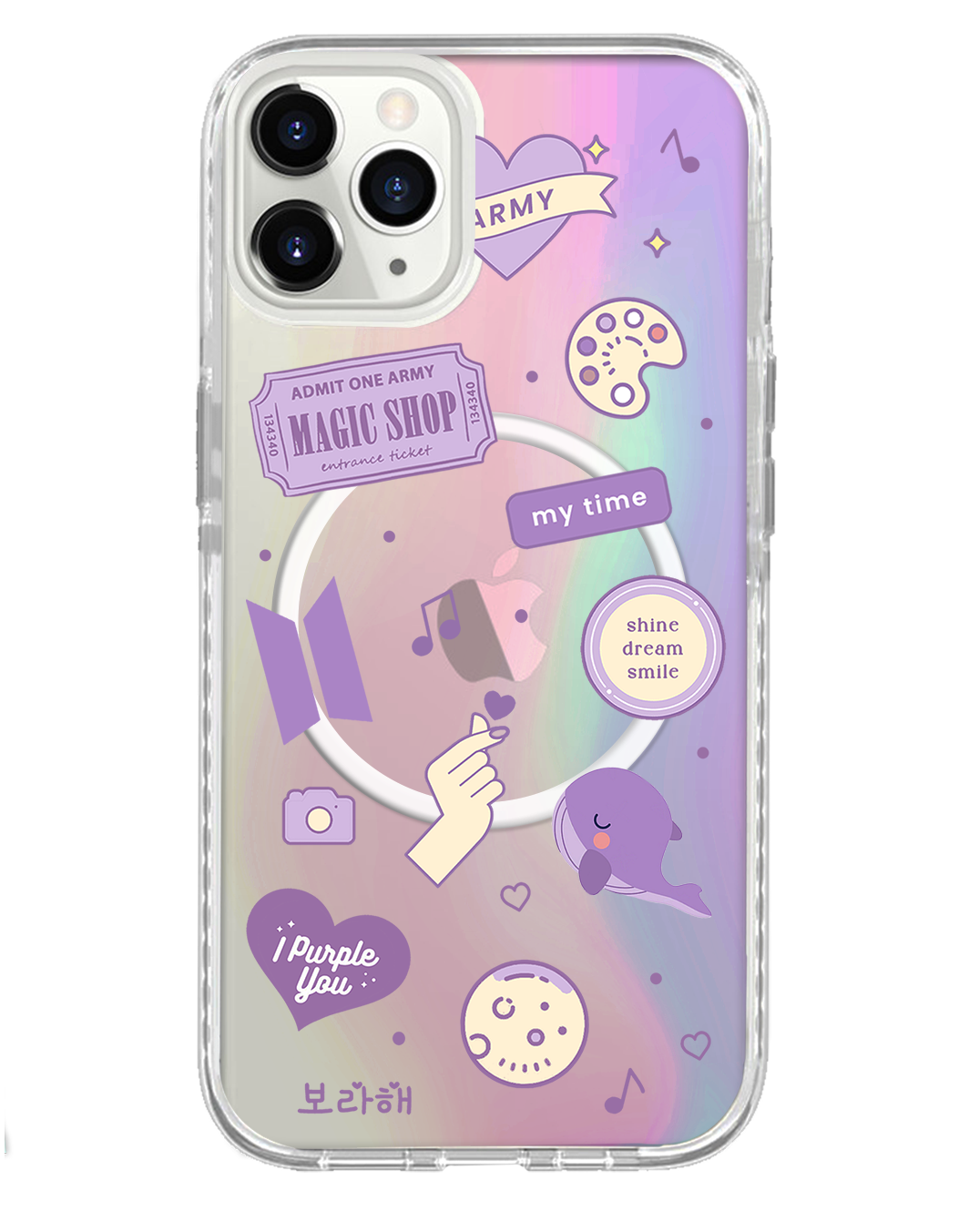 iPhone Rearguard Holo - BTS Sticker Pack