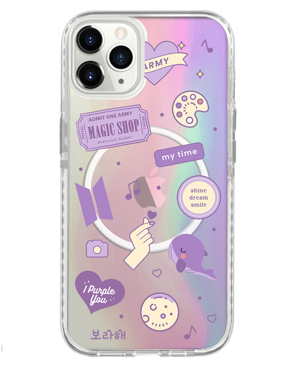 iPhone Rearguard Holo - BTS Sticker Pack