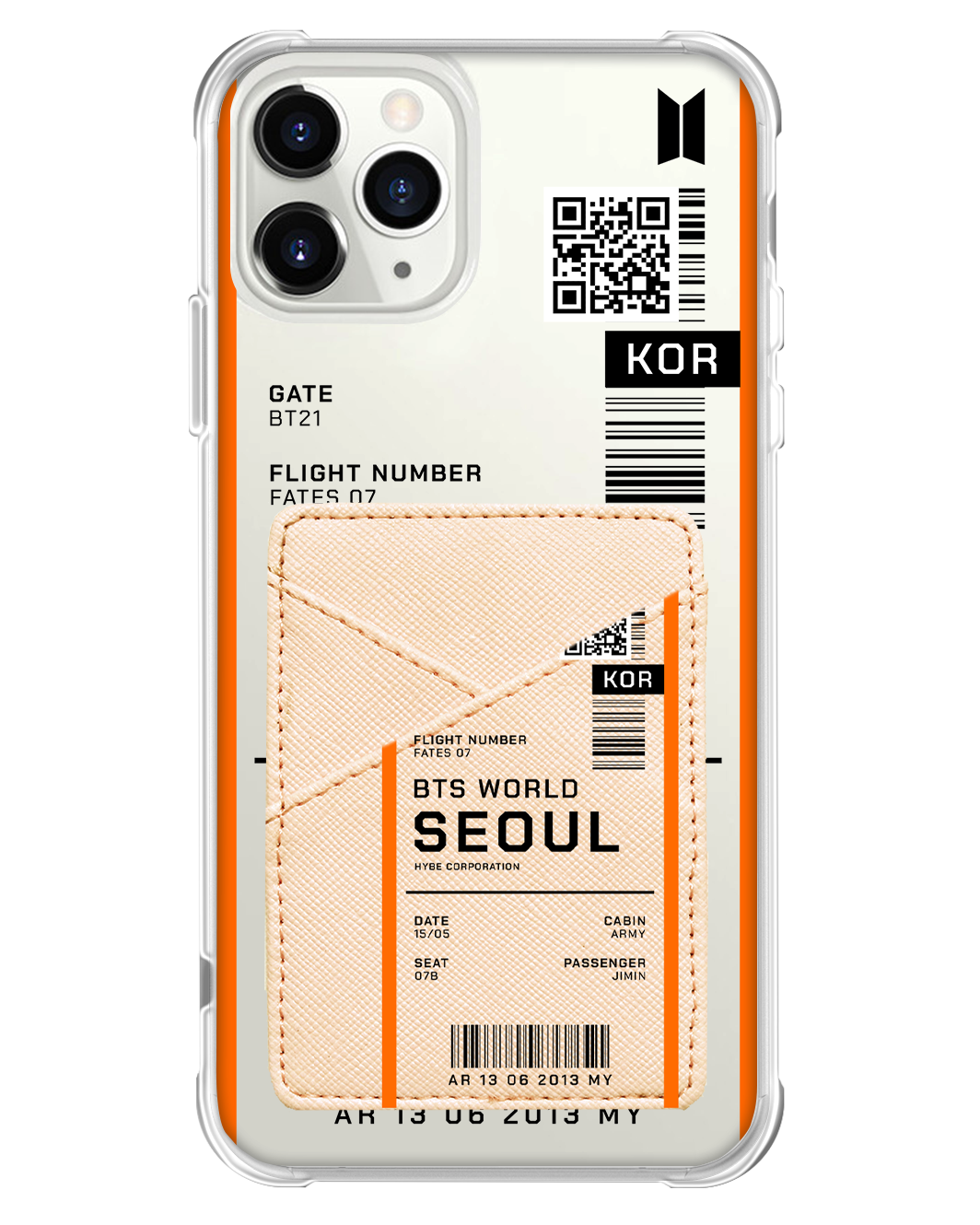 iPhone Phone Wallet Case - BTS World Ticket