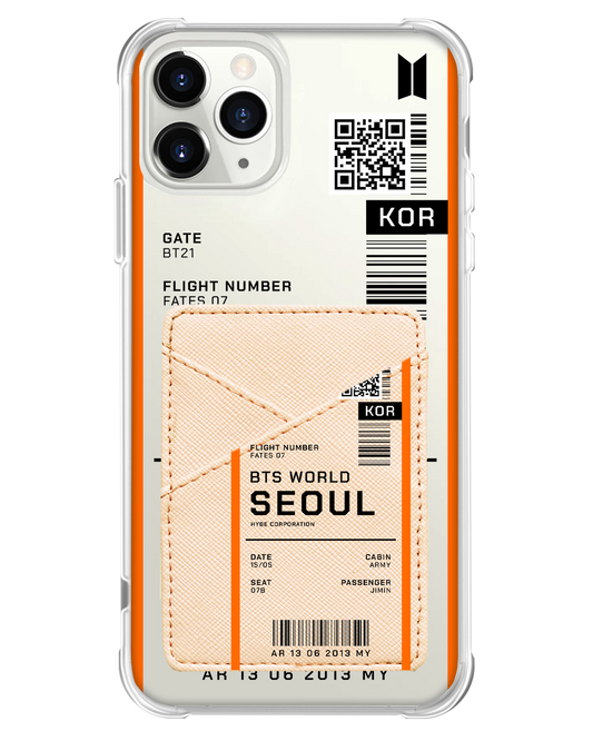 iPhone Phone Wallet Case - BTS World Ticket