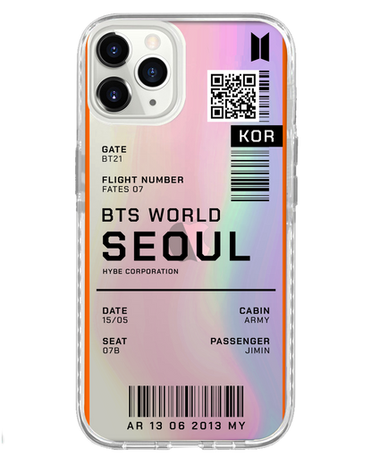 iPhone Rearguard Holo - BTS World Ticket