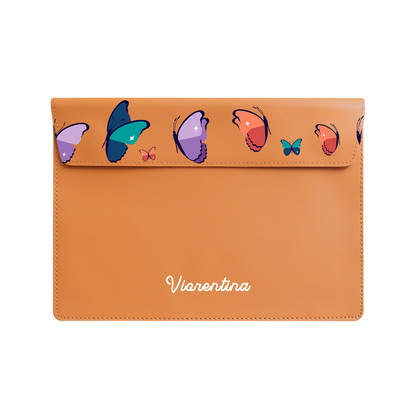 Vegan Leather Sleeve - Butterfly