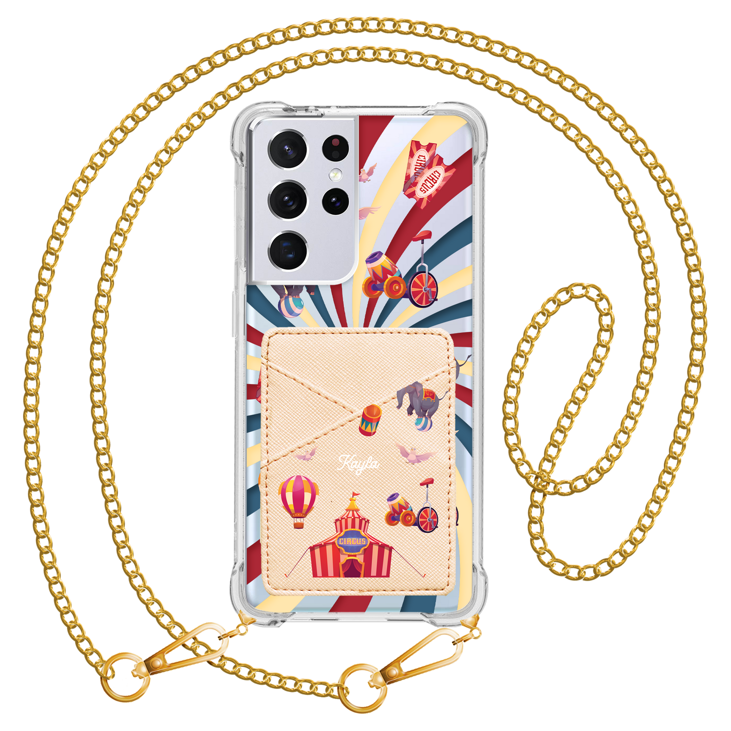 Android Phone Wallet Case - Circus
