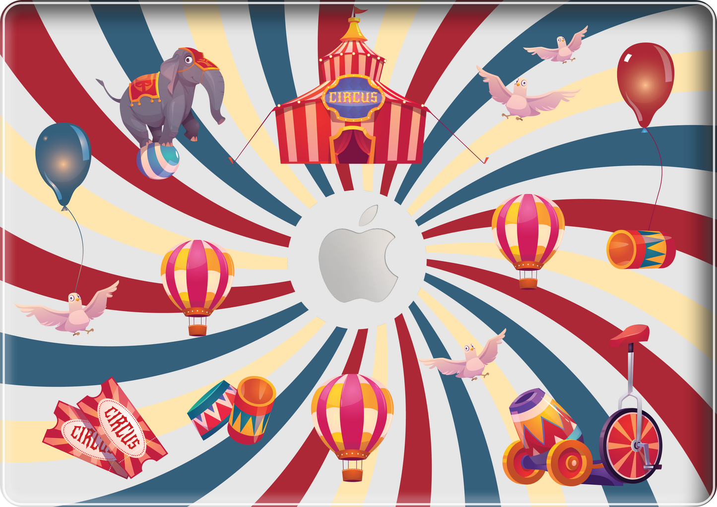 Macbook Snap Case - Circus