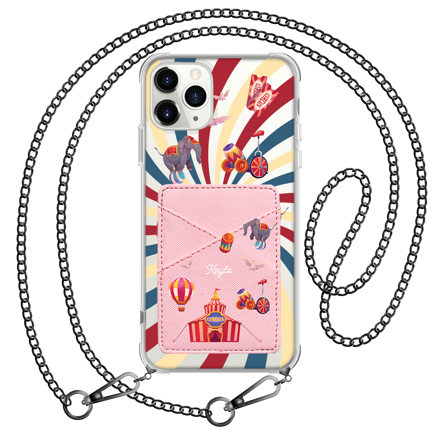 iPhone Phone Wallet Case - Circus