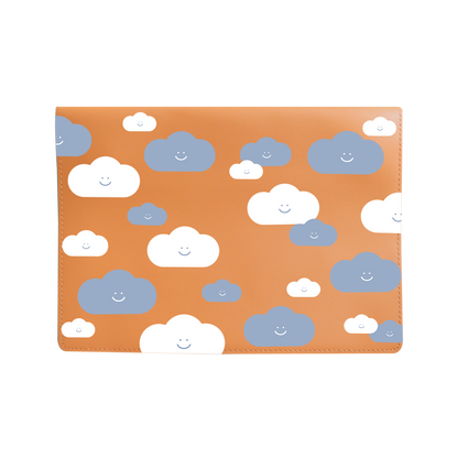 Vegan Leather Sleeve - Clouds
