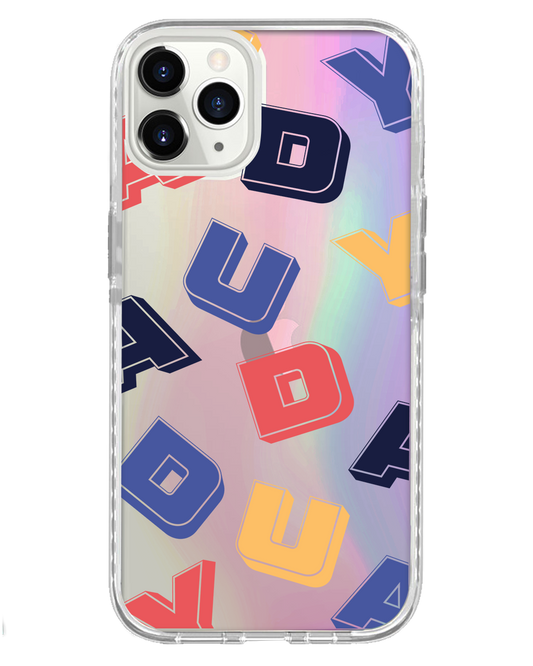 iPhone Rearguard Holo - Cool Monogram