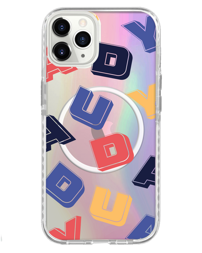 iPhone Rearguard Holo - Cool Monogram