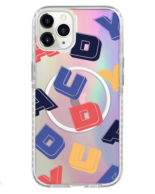 iPhone Rearguard Holo - Cool Monogram