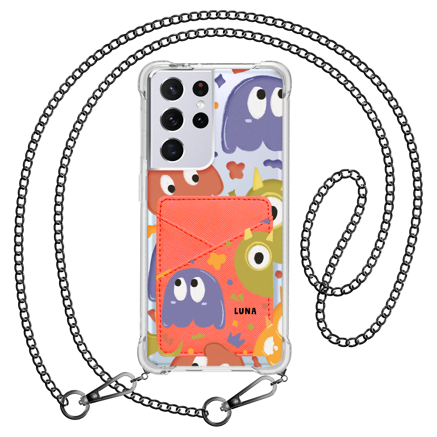 Android Phone Wallet Case - Cute Monster 1.0