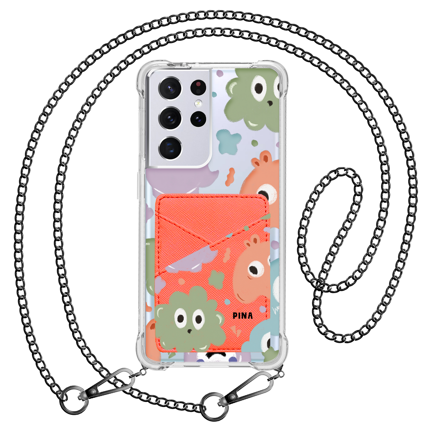 Android Phone Wallet Case - Cute Monster 2.0