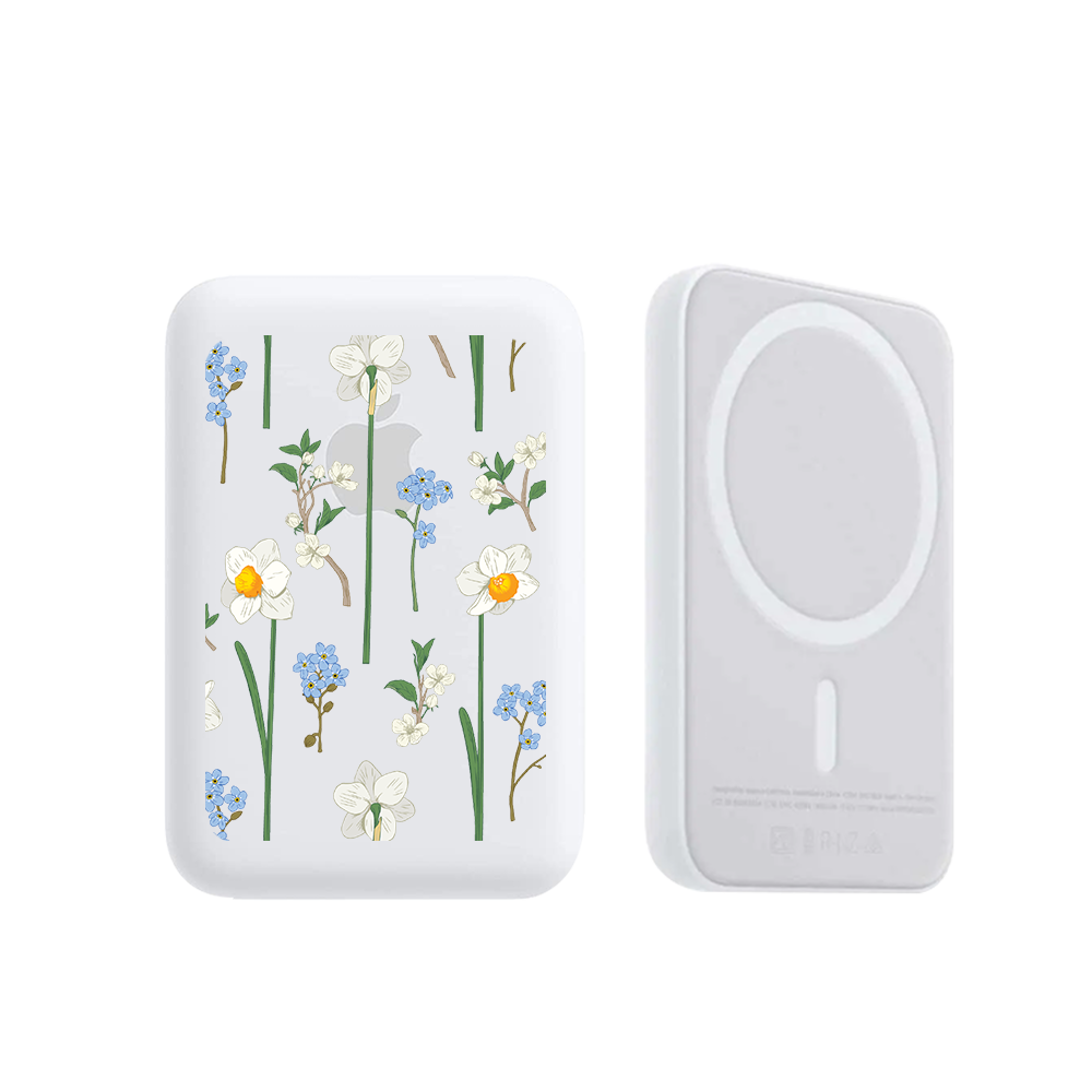 Magnetic Wireless Powerbank - December Narcissus