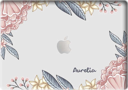 Macbook Snap Case - Pink Floral