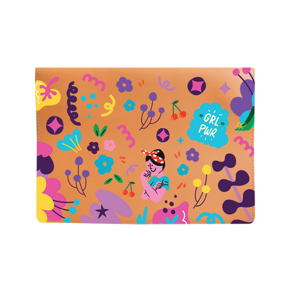 Vegan Leather Sleeve - Girl Power