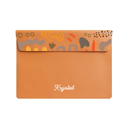 Vegan Leather Sleeve - Hello Autumn