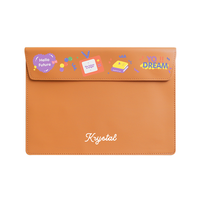 Vegan Leather Sleeve - Hello Future