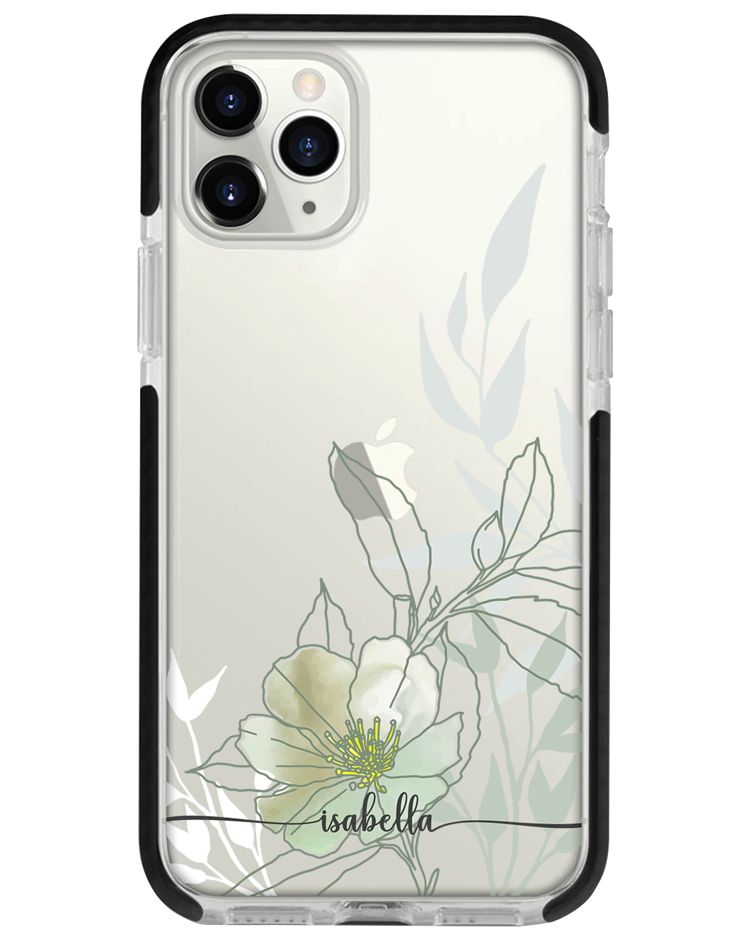 iPhone Rearguard Bumper - Greentmint Lily