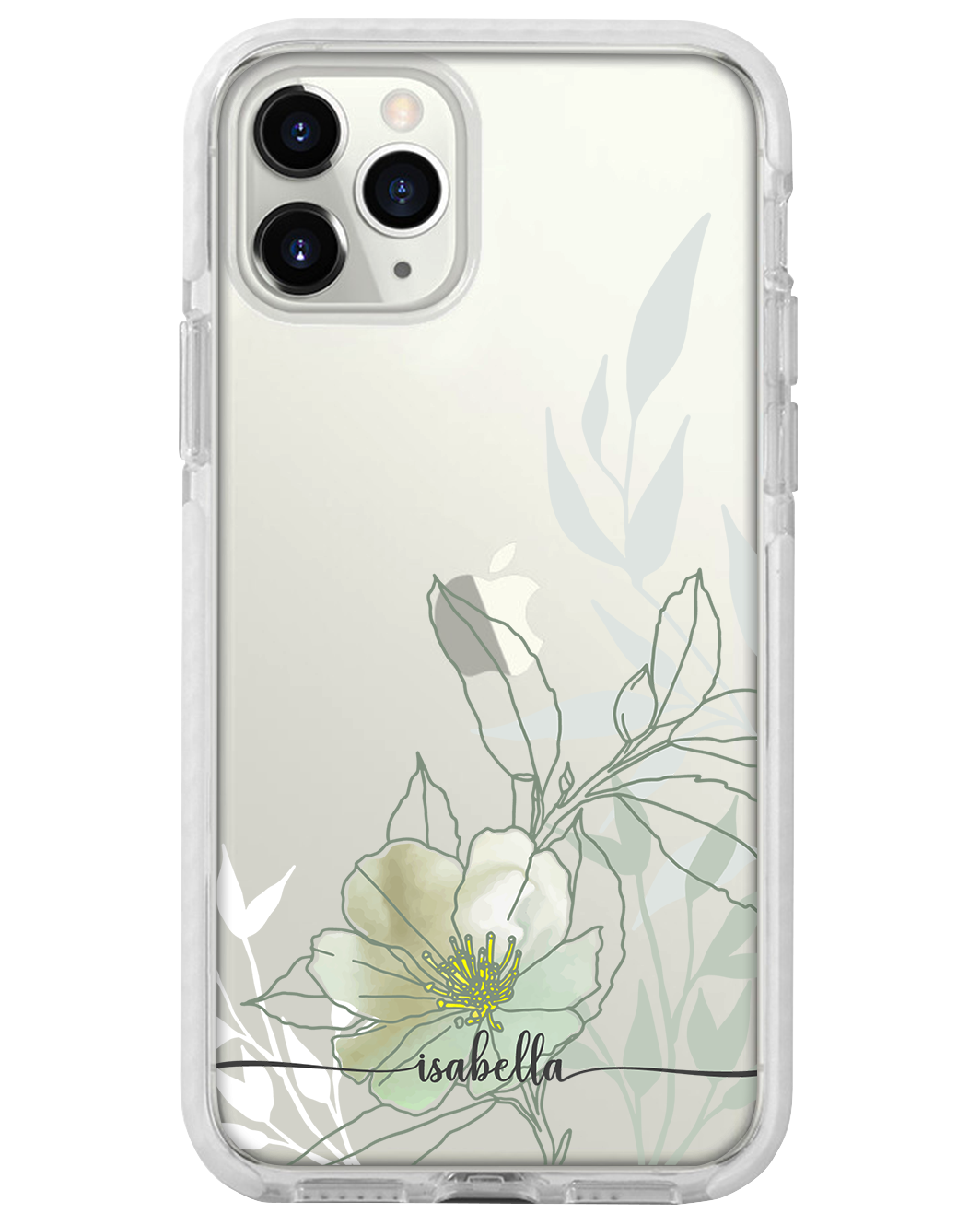 iPhone Rearguard Bumper - Greentmint Lily