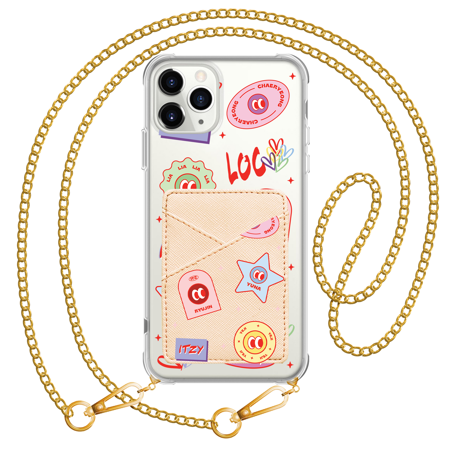 iPhone Phone Wallet Case - Itzy Sticker Pack