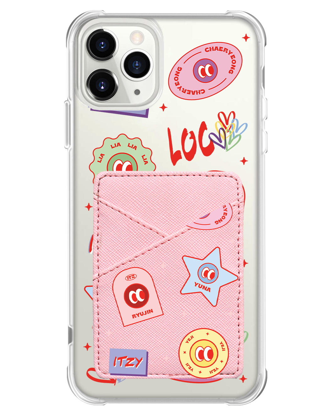 iPhone Phone Wallet Case - Itzy Sticker Pack