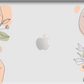MacBook Snap Case - Sketchy Flowers