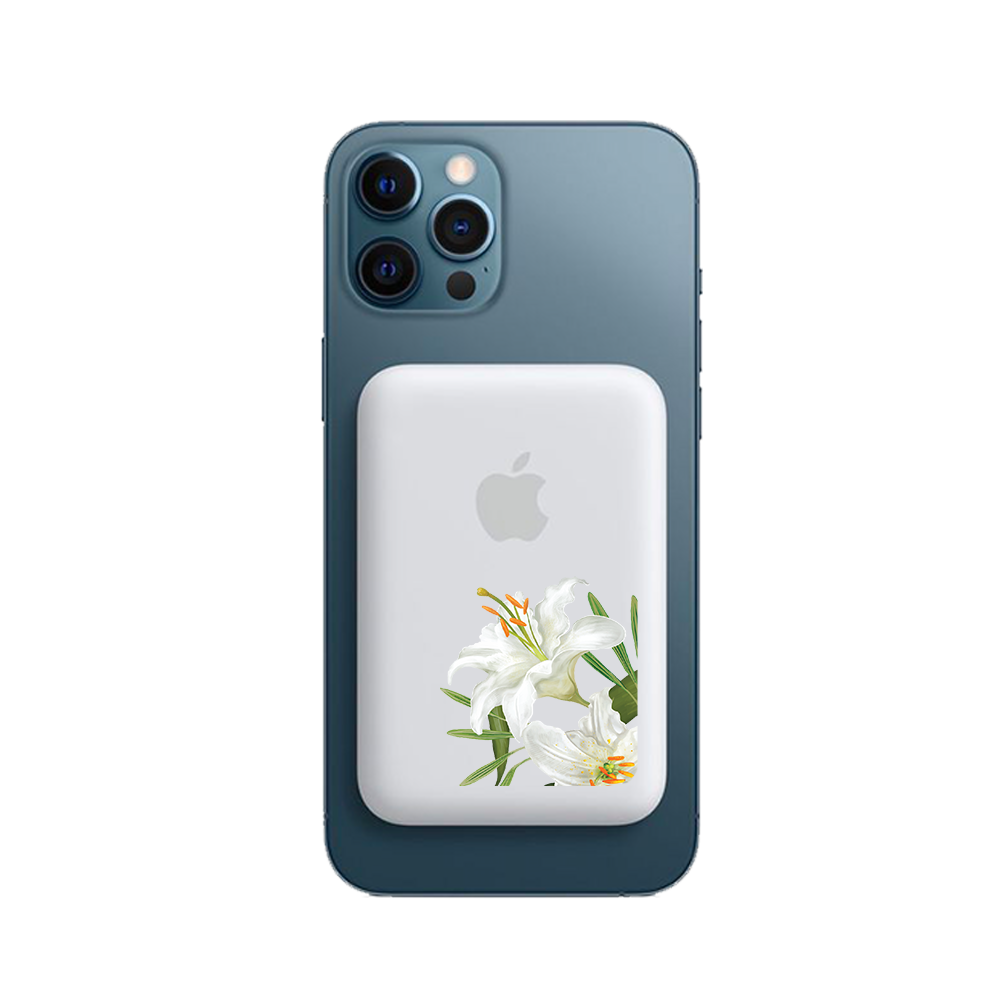 Magnetic Wireless Powerbank - May Lily Of The Valley