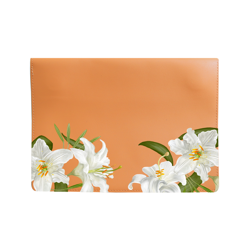 Vegan Leather Sleeve - May Lily of the Valley