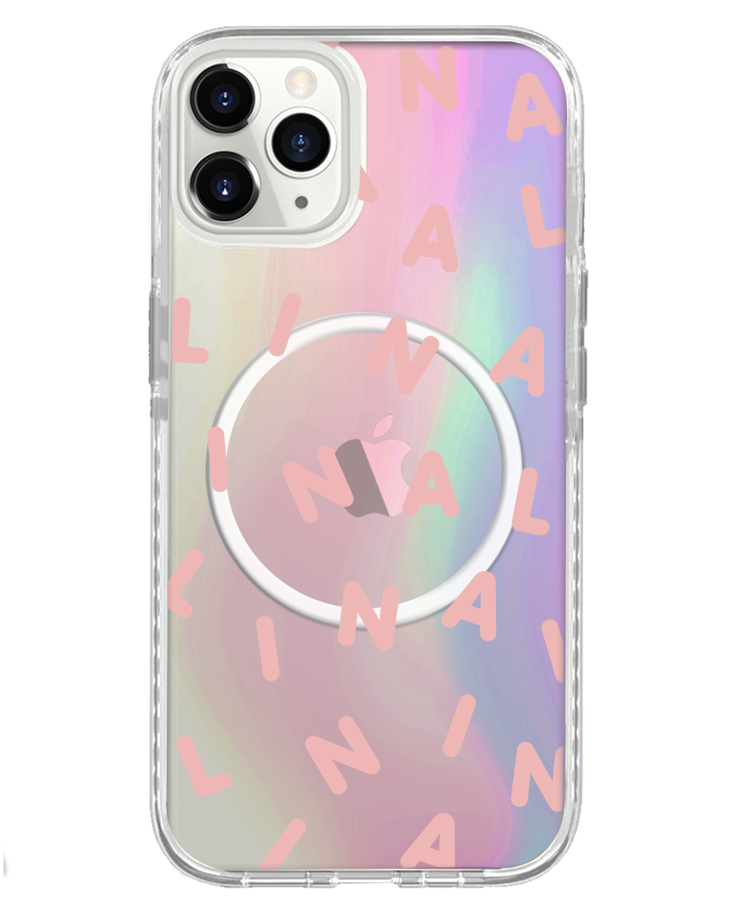 iPhone Rearguard Holo - Monogram 2.0 Pink