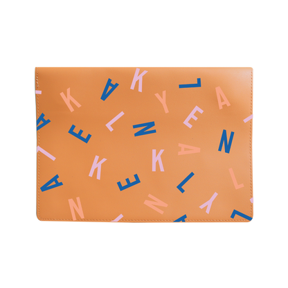 Vegan Leather Sleeve - Monogram Rainbow 1.0