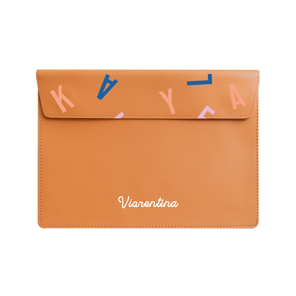 Vegan Leather Sleeve - Monogram Rainbow 1.0