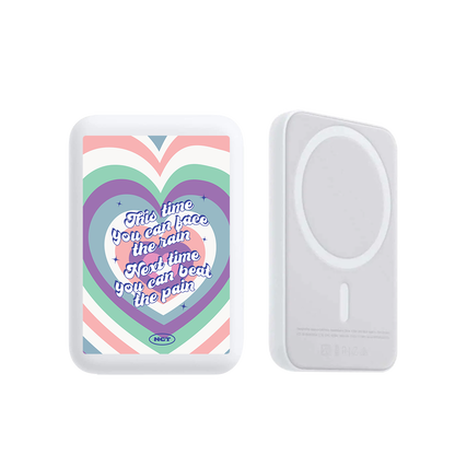 Magnetic Wireless Powerbank - NCT Beautiful Quotes