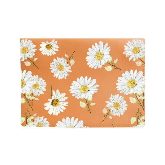 Vegan Leather Sleeve - October Chrysanthemum