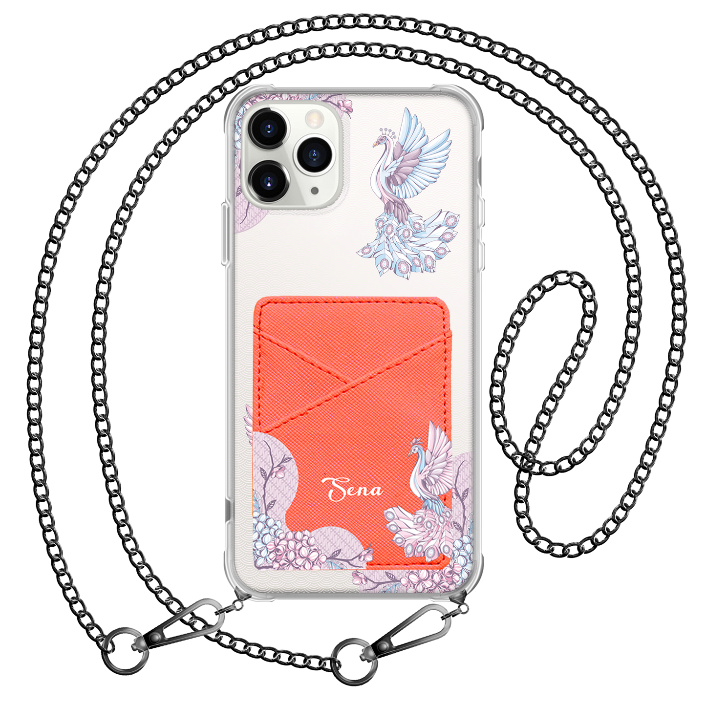 iPhone Phone Wallet Case - Peacock