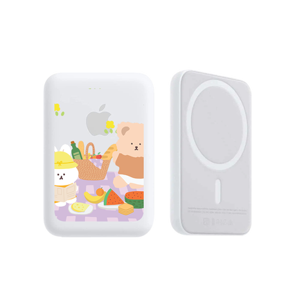 Magnetic Wireless Powerbank - Picnic Lilac