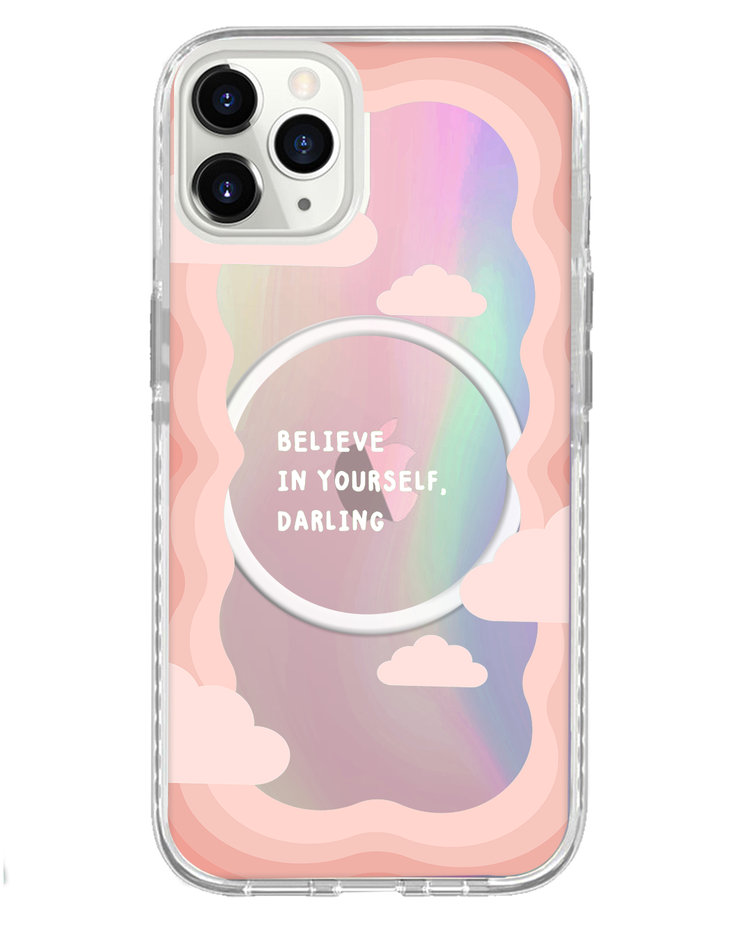 iPhone Rearguard Holo - Pink Mirror